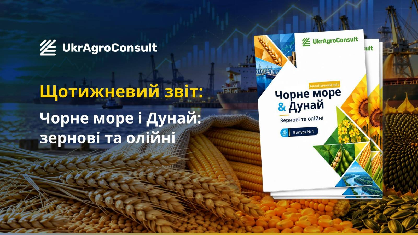 обкладинка щотижневий звіт «Чорне море і Дунай - зернові та олійні»